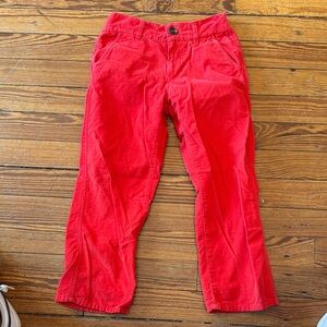 Kids Red Corduroy Pants - TBBC